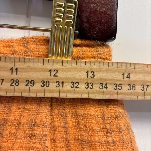 Vintage Unbranded Womens Academia Plaid Wool Straight Skirt Size M Preppy Office - Picture 5 of 8